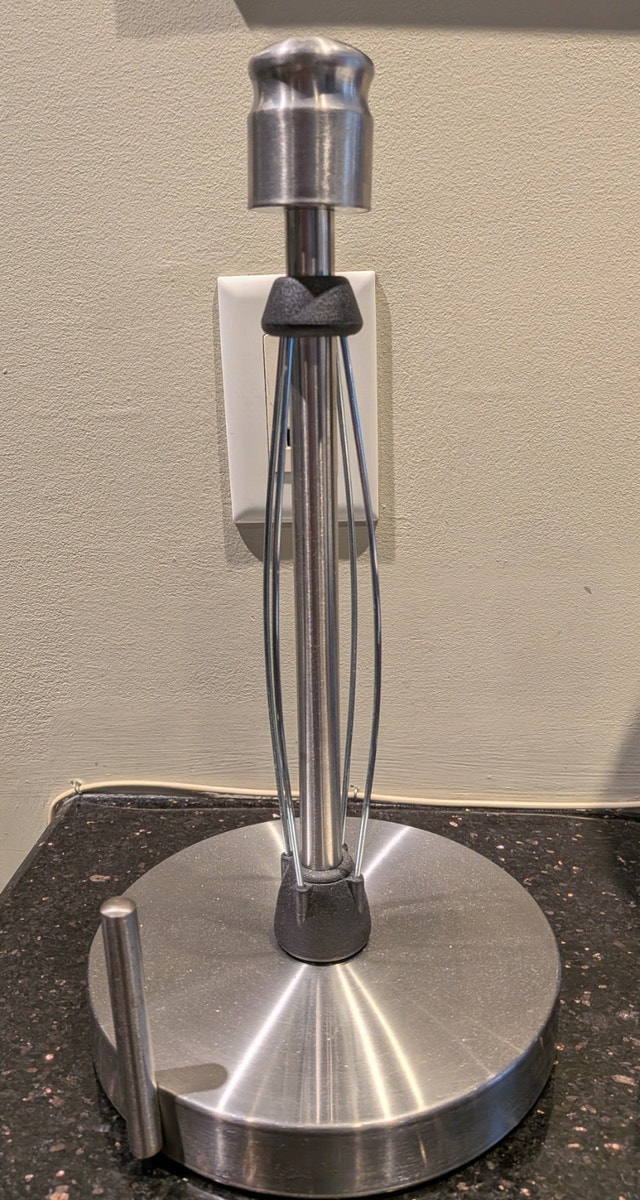 Solid Stainless Steel Paper Towel Holder