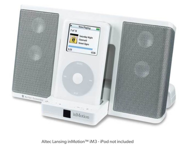 Altec Lansing inMotion iM3 Powered speaker system for iPod
