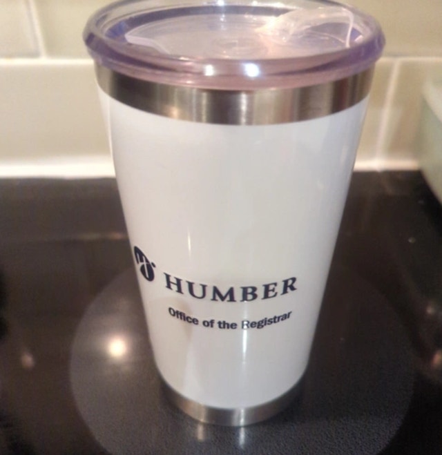 Humber College Office of the Registrar Travel Mug