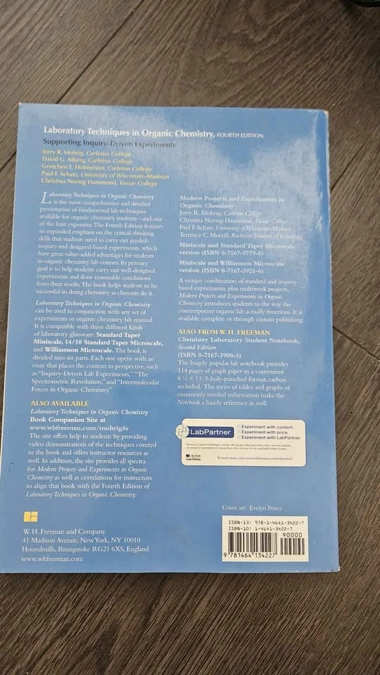 Laboratory Techniques in Organic Chemistry, Fourth Edition - photo 2