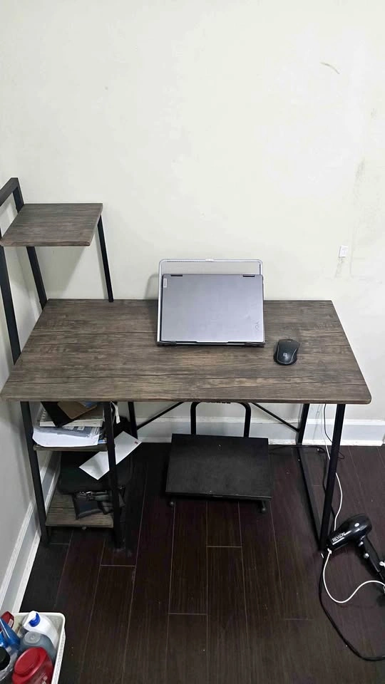 Student move-out sale: Bed, study table, fan, fridge, mirror