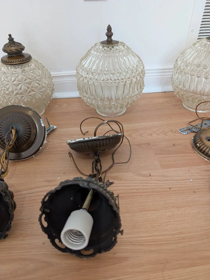 Vintage light fixtures from 1975 (3 types) - photo 3