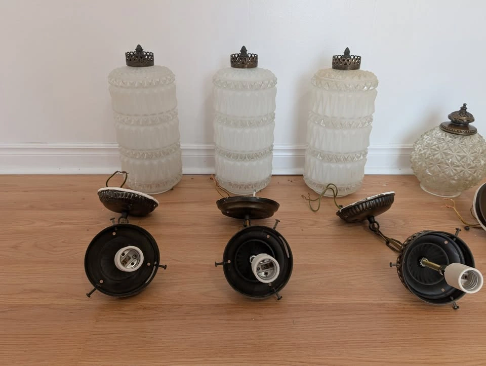 Vintage light fixtures from 1975 (3 types) - photo 4