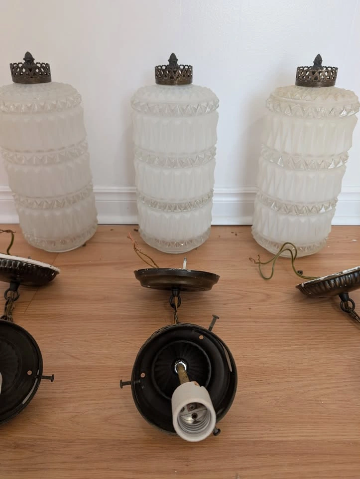Vintage light fixtures from 1975 (3 types) - photo 5