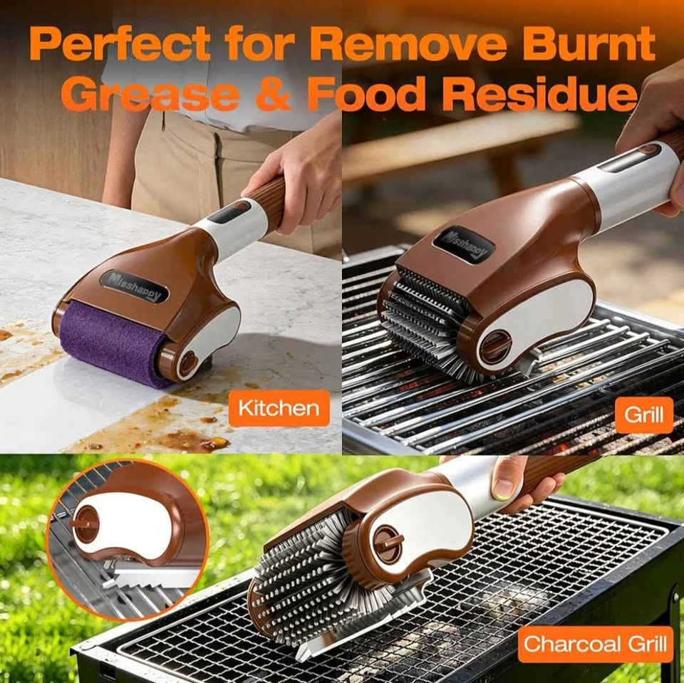 Electric Grill Brush - 4000mAh Cordless BBQ Grill Cleaner - photo 5