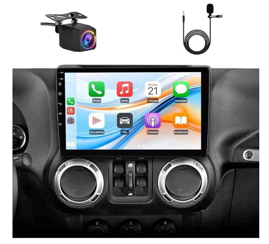 AWESAFE Car Radio Stereo Upgrade for Jeep/Dodge/Chrysler