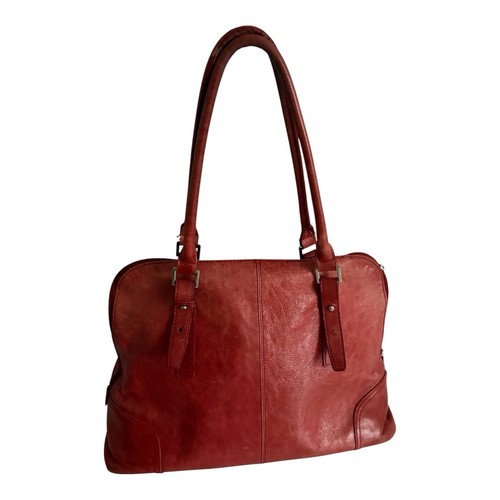 Danier Vintage Genuine Leather Work Tote Bag