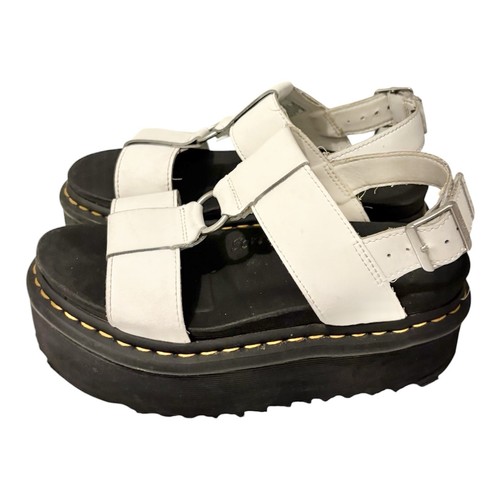 Dr. Martens FRANCIS LEATHER PLATFORM STRAP SANDALS Size 7.5 - photo 3