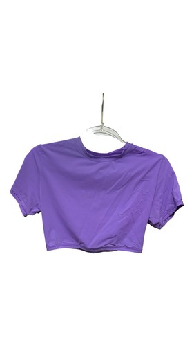 SKIMS Fits Everybody Super Cropped T-Shirt in Ultra Violet - photo 4
