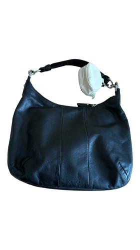 COACH Kristin New York Black Leather Satchel Shoulder Bag - photo 3