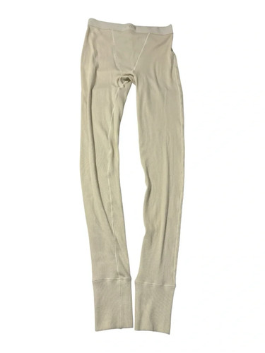 Skims Womens Cream Logo Cotton Thermal Legging Pointelle Pants S - photo 4