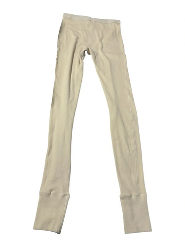 Skims Womens Cream Logo Cotton Thermal Legging Pointelle Pants S - photo 5