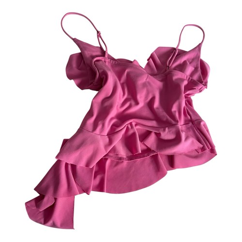 UO ROSE GARDEN ASYMMETRICAL CAMI IN PINK - photo 3