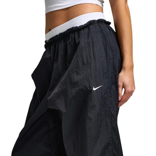 Nike Sportswear Women's Parachute Highrise Pants Black / Chalk S - photo 3