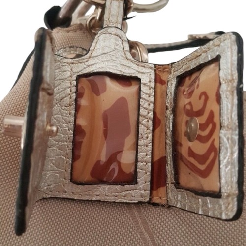 Guess Mini Shoulder Bag Vintage Y2k Canvas Tote Bag Khaki - photo 5