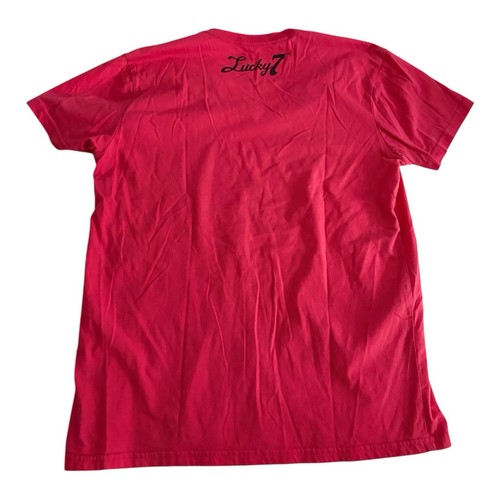 Vintage Y2K Streetwear Lucky 7 Graphic Small T-shirt - photo 3