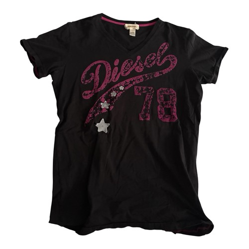 Diesel Y2k Vintage T Shirt Men L Green Grunge Punk Graphic - photo 2