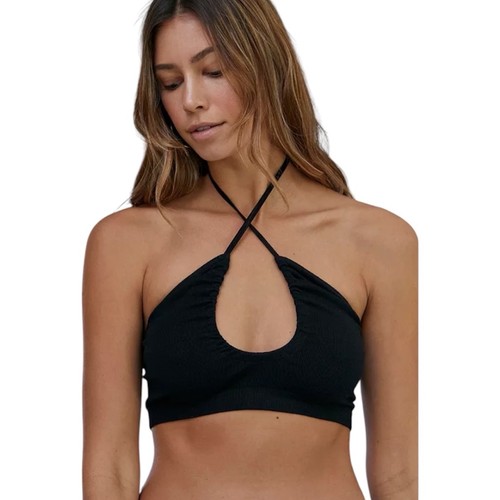UO Out From Under Key Hole Halter Bralette M/L