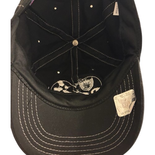 Raiders Vintage Y2K Black Baseball Cap with Pink heart - photo 4