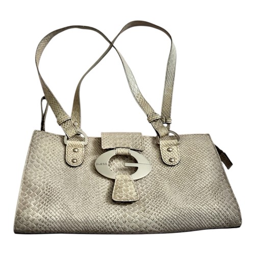 Guess Vintage Y2K Monogram Croc Skin Shoulder Bag - photo 3