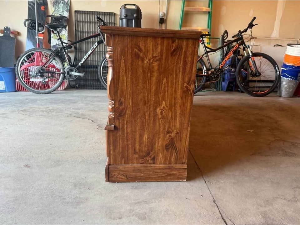 Solid Wood Vintage Dresser / Buffet Cabinet - photo 2