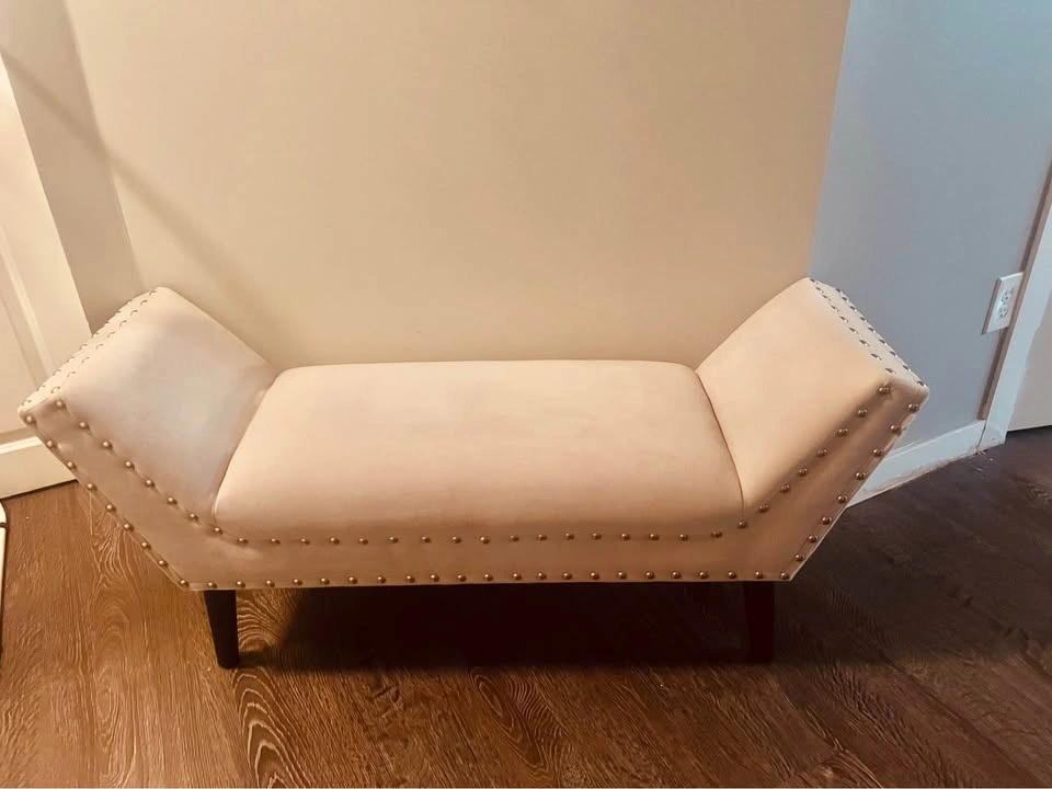 Upholstered Bench with Armrests - photo 3