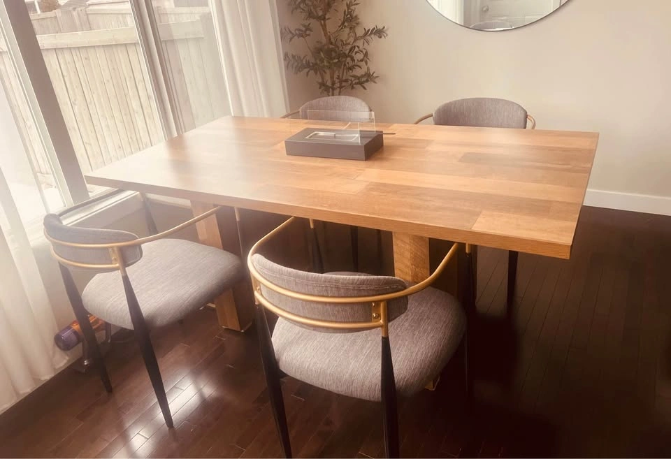 Modern Wooden Dining Table Set (with Chairs) - photo 2