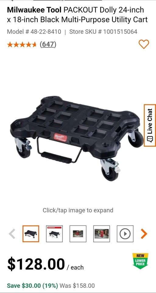 Milwaukee Tool PACKOUT Dolly - photo 3