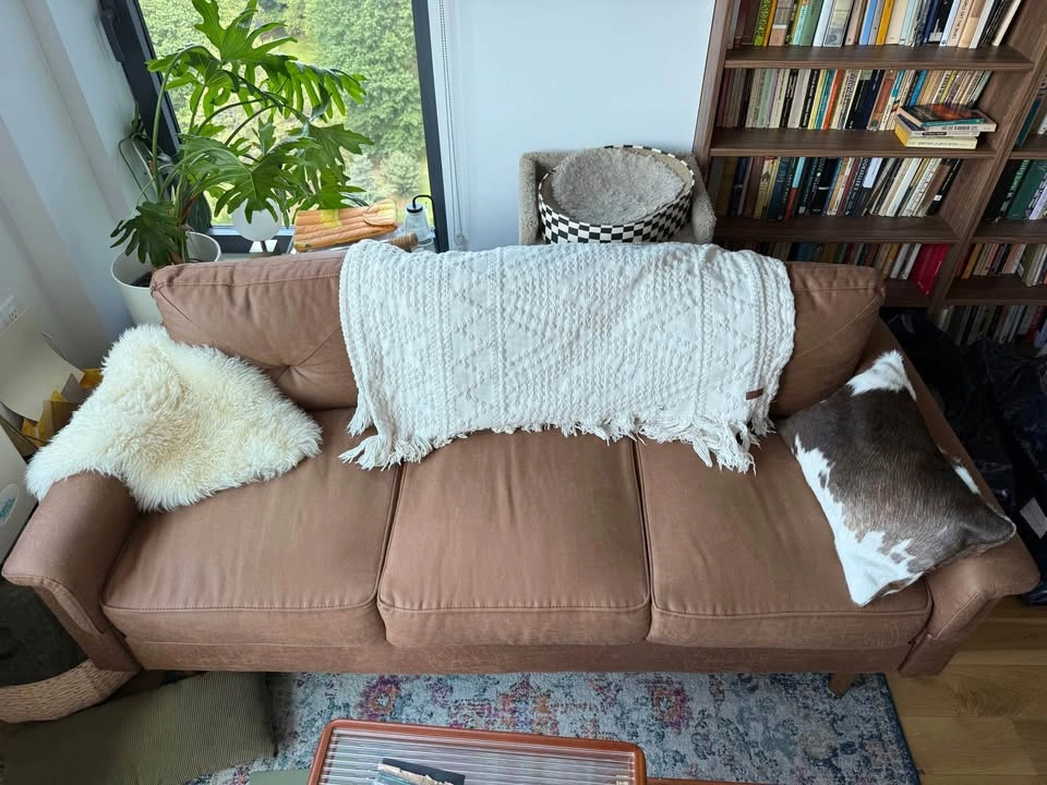 Cozy Brown Couch - photo 4