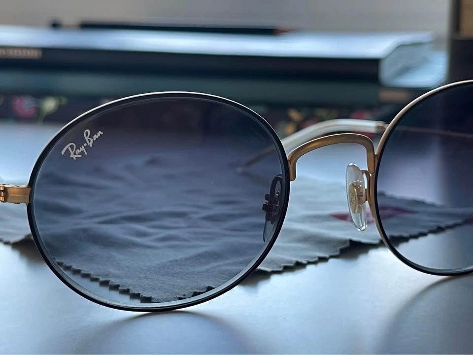 Ray Ban Authentic Gold Matte Gradient RB3594 9114U0 Size 53 - photo 2