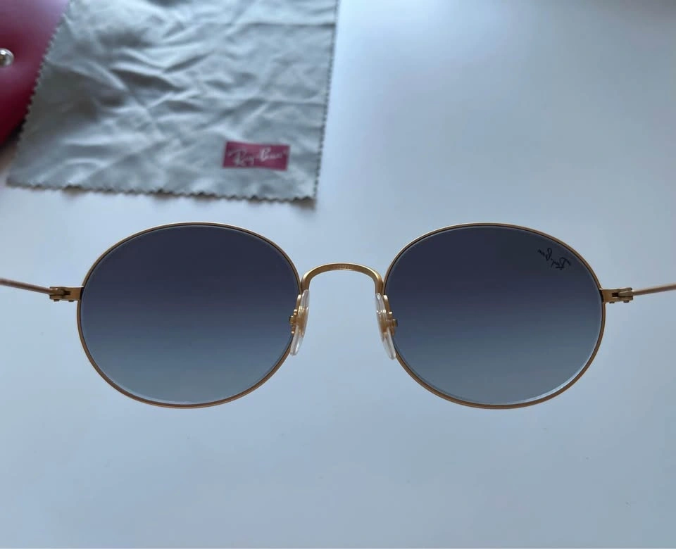 Ray Ban Authentic Gold Matte Gradient RB3594 9114U0 Size 53 - photo 4