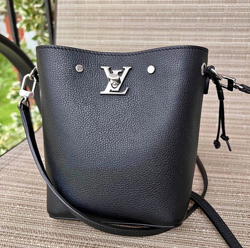 Louis Vuitton Nano Black Bucket Bag
