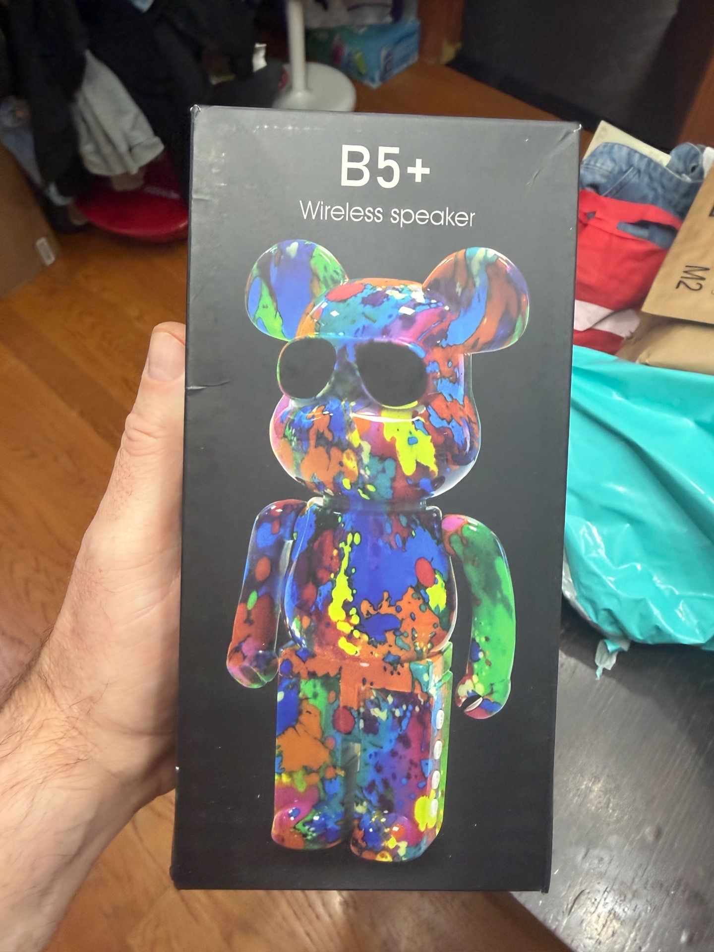 B5+ Bluetooth TWS Wireless Bear Speaker Multicolor USB 1200mAh - photo 4
