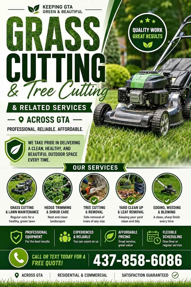 Grass Cutting & Tree Cutting Services