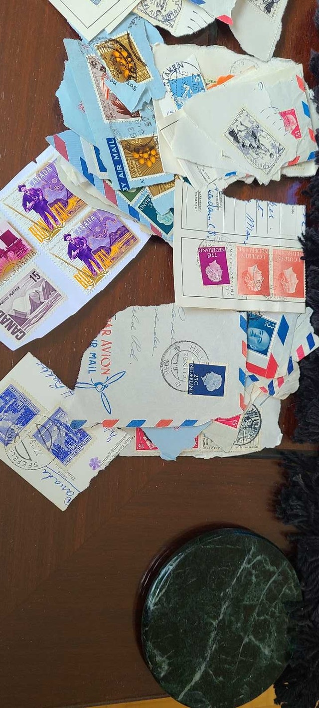Vintage Cancelled Postage Stamp Collection - photo 2