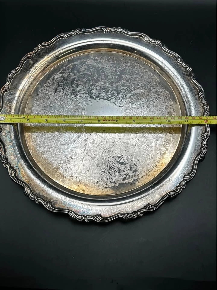 Oneida Silverplated Tray - photo 4