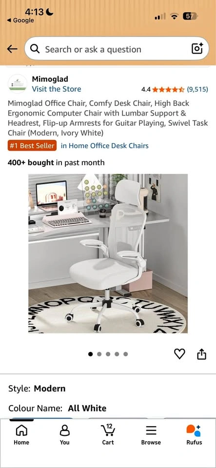 EXCELLENT Office Chair, Ergonomic Desk Chair with Lumbar