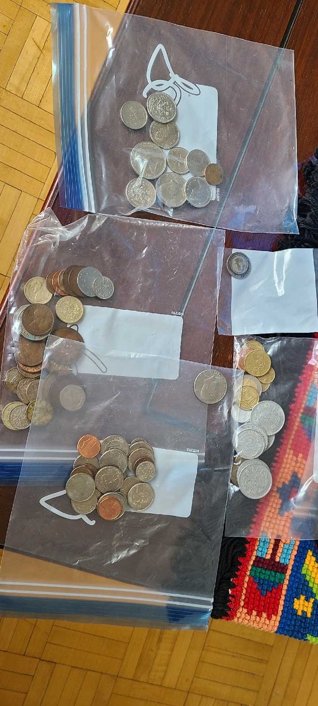 Collection of international coins