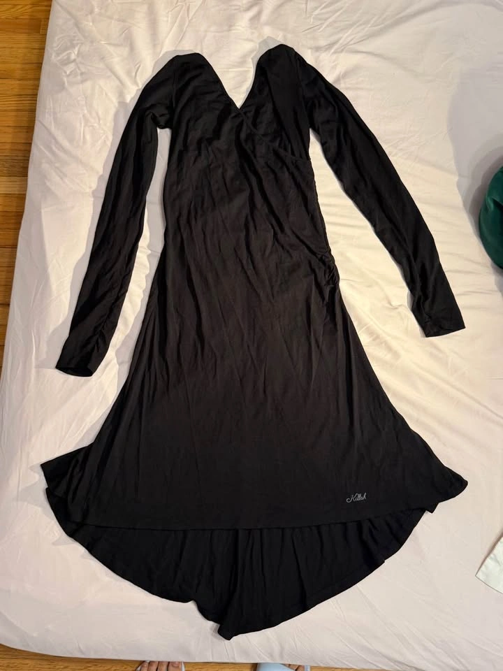 Killah Black Long-Sleeve Dress (Size: L) - photo 3