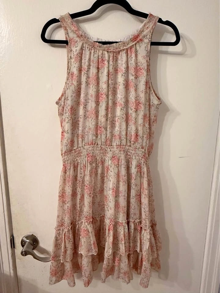 🌸 Women’s Floral Sleeveless Dress 🌸 (Size L)