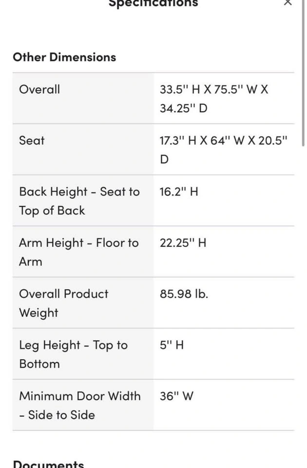 Dianta 75.5” Upholstered Sofa - photo 2