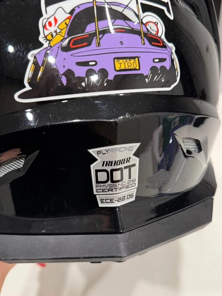 Fly Racing dirt bike helmet - photo 3