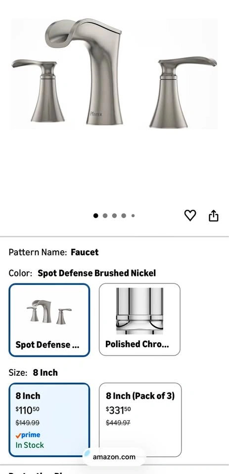 Pfister Jaida 8-Inch Widespread Bathroom Sink Faucet