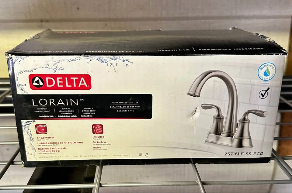 Delta Lorain Two-Handle Centerset Bathroom Faucet - photo 2