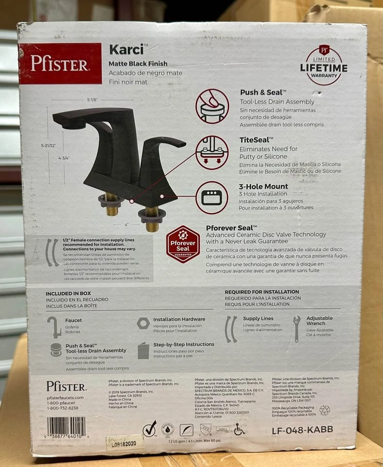 Pfister Karci 2-Handle Centerset Bathroom Sink Faucet - photo 2