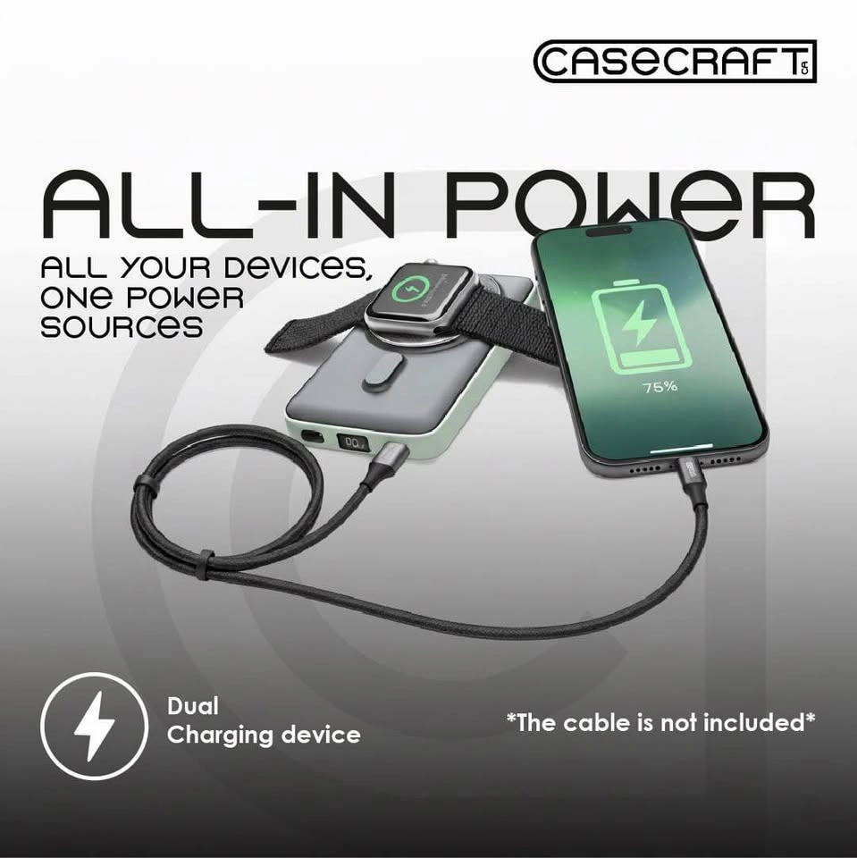 CASECRAFT Magnetic Power Bank – 10,000mAh Fast Charger - photo 2