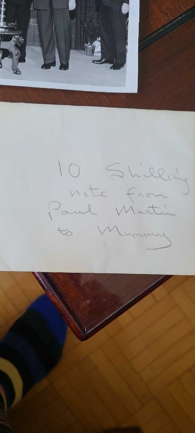 Bank of England Ten Shilling Note signed by Paul Martin Sr. - photo 2