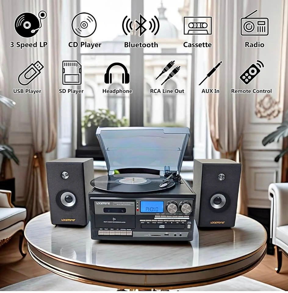 Vinyl record player