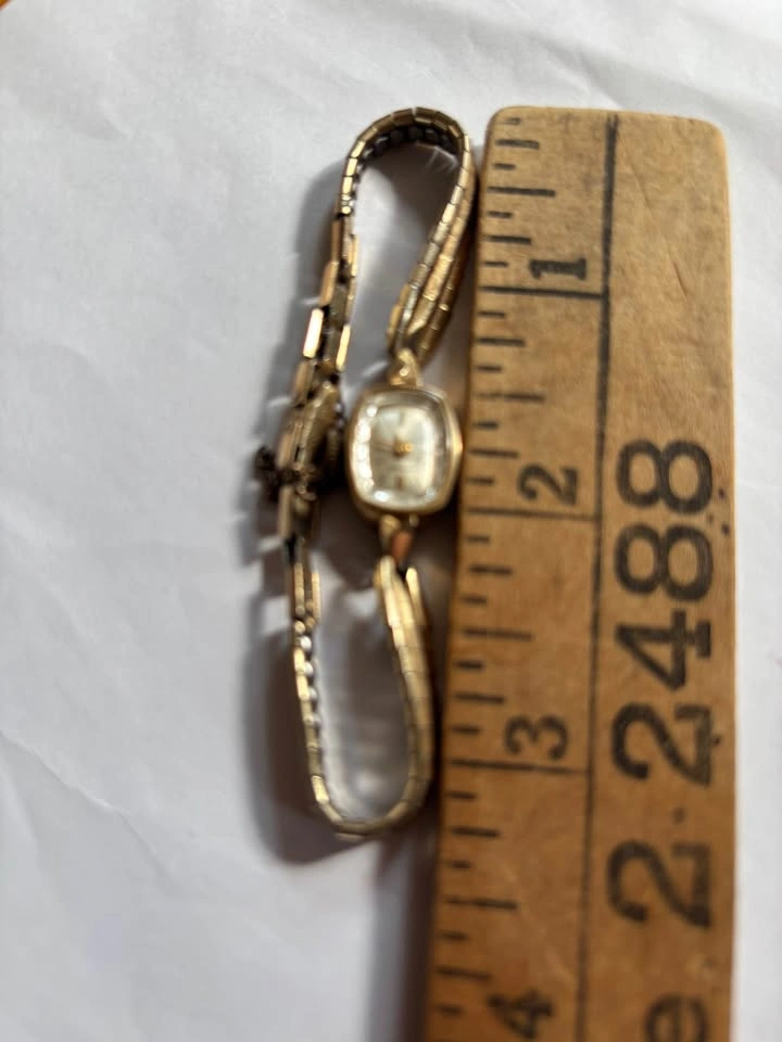 Vintage Ladies Wittnauer Cocktail Watch – 10K GF Duchess Link Br - photo 2