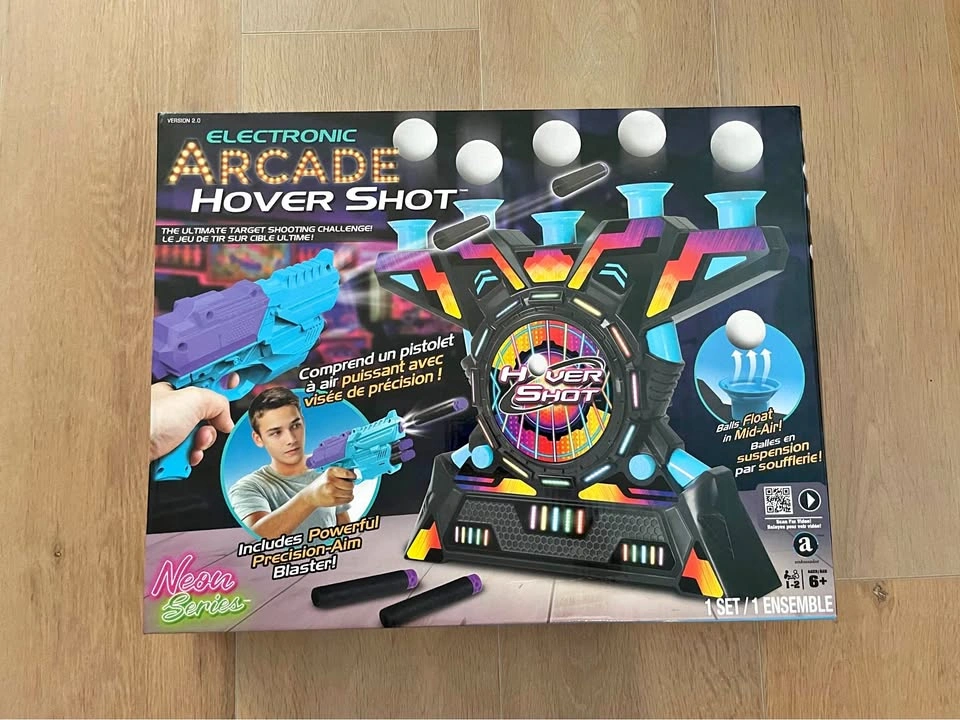Electronic Arcade Hover Shot Neon Series Version 2.0 Game
